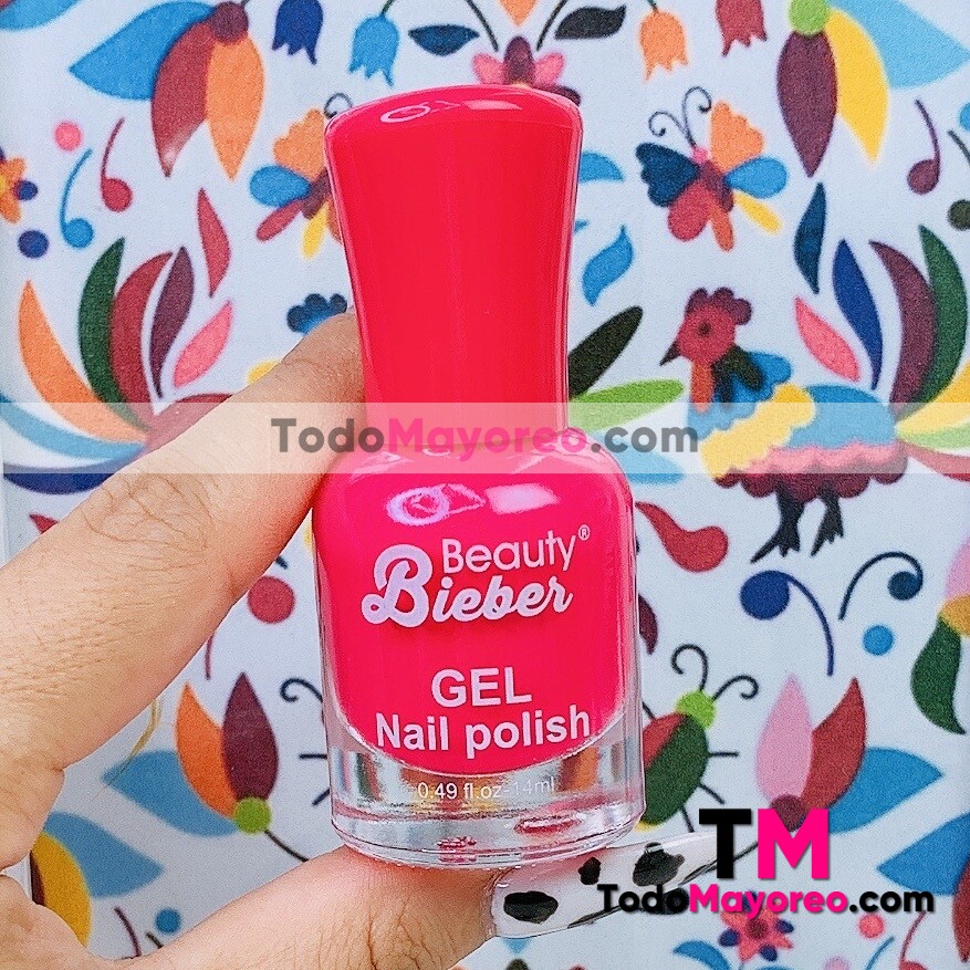 Esmalte Nail Polish Rosa Fuerte Acabado Matte No 20 Beauty Bieber Fabricantes por mayoreo M3344