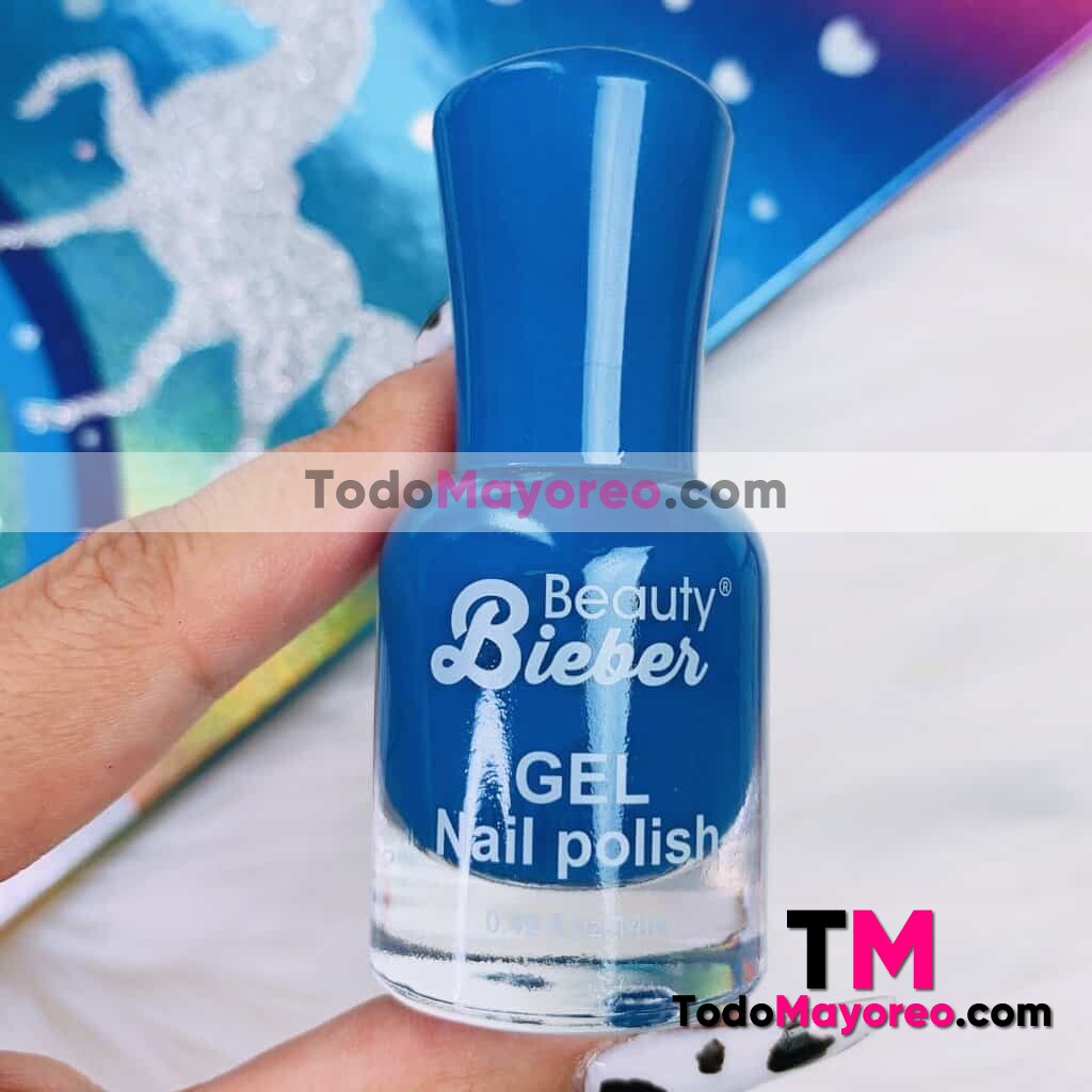 Esmalte  Nail Polish Azul Electrico Acabado Matte No 22 Beauty Bieber Fabricantes por mayoreo M3350