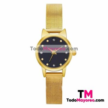 Reloj Extencible Metal Mesh Dorado R4163