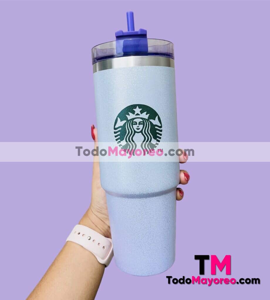 Termo-Vaso Starbucks 800ml Morado Accesorios de Mayoreo A3595
